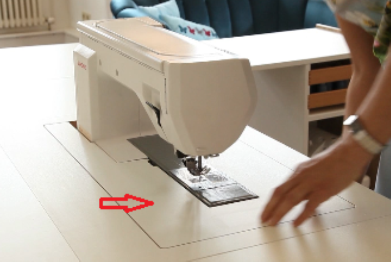 Holzeinlage Janome 8200 2